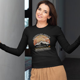 "Adventure Awaits-Exploration the Berges" Design T-Shirt