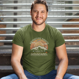 "Adventure Awaits-Exploration the Berges" Design T-Shirt