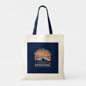 "Adventure Awaits-Exploration the Berges" Design Tragetasche (Rückseite)