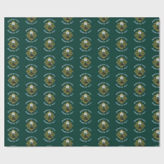 Adventure Awaits / Gift Wrapping Paper Geschenkpapier (Flach)