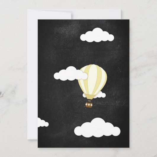 Adventure Awaits Girl Baby Shower Einladung (Rückseite)