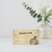 Adventure Awaits Hochzeit Platzkarte (Stehend Vorderseite)