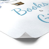 Adventure Awaits Hot Air Ballon Bücher und Geschen Poster (Ecke)