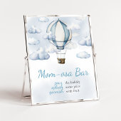 Adventure Awaits Hot Air Ballon Mama Osa Bar Poster