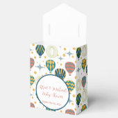 Adventure Awaits Hot Air Balloon Baby Shower Geschenkschachtel (Geöffnet)