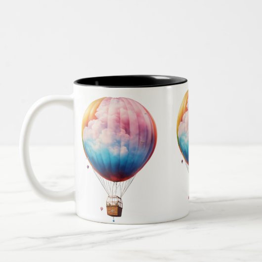Adventure Awaits - Hot Air Balloon Tasse (Links)