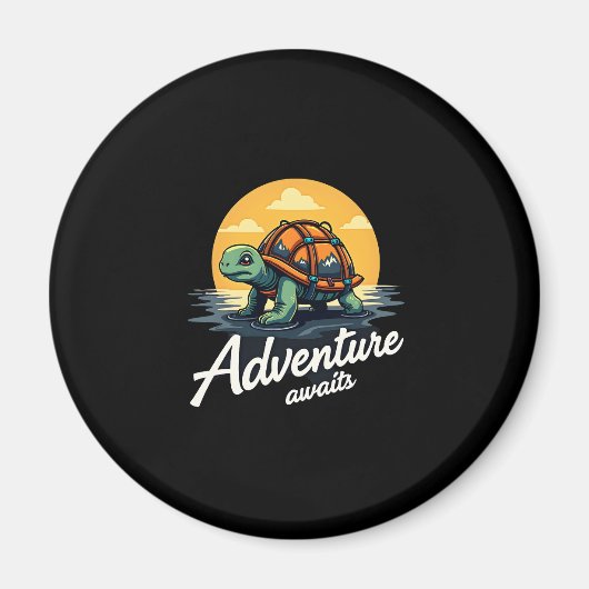 Adventure Awaits is Hiking Adventures is Outdoor A Magnet (Vorne)