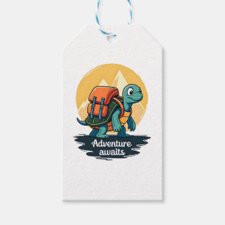 Adventure Awaits ist Wanderabenteuer ist Outdoor A Geschenkanhänger