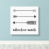Adventure Awaits Leinwand (Insitu (Holzboden))