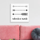 Adventure Awaits Leinwand (Insitu (Wohnzimmer))