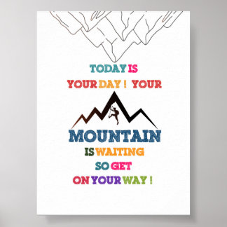 Adventure Awaits - Motivierend Kids Poster! Poster
