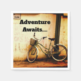 Adventure Awaits Napkins Serviette