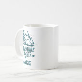 Adventure Awaits Personalized Camping Coffee Kaffeetasse (Vorderseite Links)