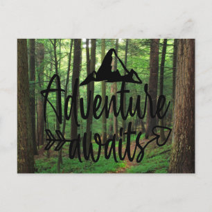 Adventure Awaits Postcard Postkarte