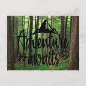 Adventure Awaits Postcard Postkarte (Vorderseite)