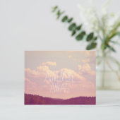 Adventure Awaits Postcard Postkarte (Stehend Vorderseite)