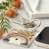 Adventure Awaits Rainbow Schlüsselanhänger (Vorderseite rechts)