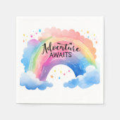 Adventure Awaits Rainbow Serviette (Vorderseite)