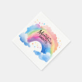 Adventure Awaits Rainbow Serviette (Ecke)