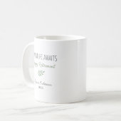 Adventure Awaits Retirement Personalized Kaffeetasse (Vorderseite Links)