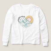 Adventure Awaits – Retro Mountain & Sun Nature (Design Vorderseite)