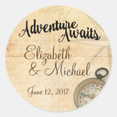 Adventure Awaits Sticker (Vorderseite)