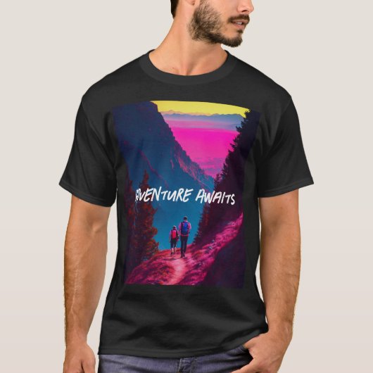 Adventure Awaits T Shirt (Vorderseite)