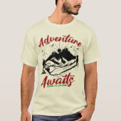 Adventure Awaits T - Shirt | Wanderlustangebot (Vorderseite)