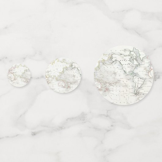 Adventure Awaits Travel Brautparty Karte Confetti Konfetti (Vorderseiten)