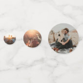 Adventure Awaits Travel Brautparty Karte Confetti Konfetti (Rückseiten)