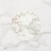 Adventure Awaits Travel Brautparty Karte Confetti Konfetti (Klein Vorderseite)