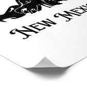 Adventure Awaits Vacation Travel New Mexico Poster (Ecke)