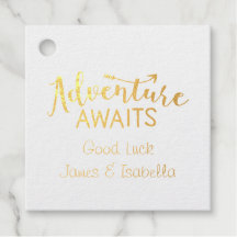 Adventure Awaits Viel Glück Personalisiert