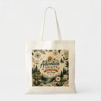 Adventure Awaits Vintage Nature Crossbody Bag | Ru Tragetasche