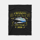 Adventure Awaits – Welcome 2026 Fleecedecke (Vorderseite)