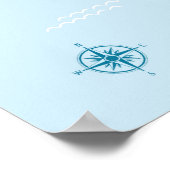 Adventure Awaits Weltkarte für Kinder Poster (Ecke)