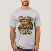 Adventure awaits with my dog  tshirt design  (Vorderseite)