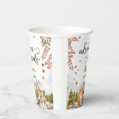 Adventure Awaits Woodland Animals Baby Shower Pappbecher (Rechts)