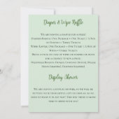 Adventure Awaits Woodland Baby Shower Einladung (Rückseite)