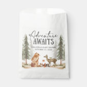 Adventure Awaits Woodland Baby Shower Geschenktütchen (Vorderseite)
