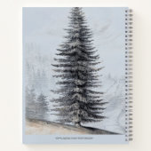 Adventure Awaits Woodland Bear Baby Journal Notizblock (Rückseite)