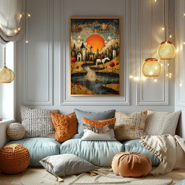 Adventure Awaits You, Póster Inspirador para Niños Poster