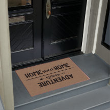 Adventure Awaits & Zuhause Sweet Zuhause Doormat
