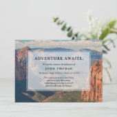 Adventure Awarits Mountain, Abschluss Ankündigung (Stehend Vorderseite)