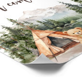 Adventure Awarits Mountain Danke für Ihr Kommen Poster (Ecke)