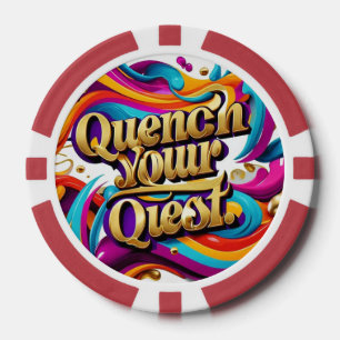 "Adventure Awarits You" Pokerchips