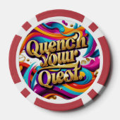 "Adventure Awarits You" Pokerchips (Rückseite)