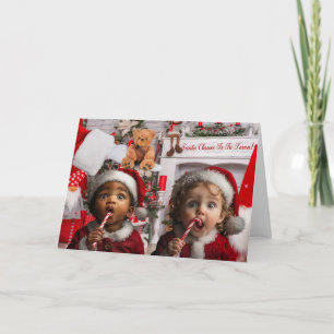 Adventure Baby Christmas Card Karte