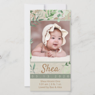 Adventure Baby Foto Ankündigung