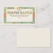 Adventure Baby Showdusche Windelwappenkarte Reisen Begleitkarte (Vorne/Hinten)